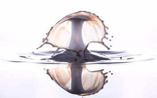 a water drop created with MIOPS Splash