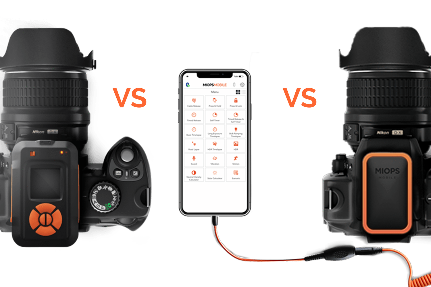 Differences between MIOPS Smart+, RemotePlus and Mobile Dongle