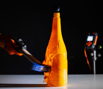 How To Photograph Breaking Glass Bottle With a Hammer