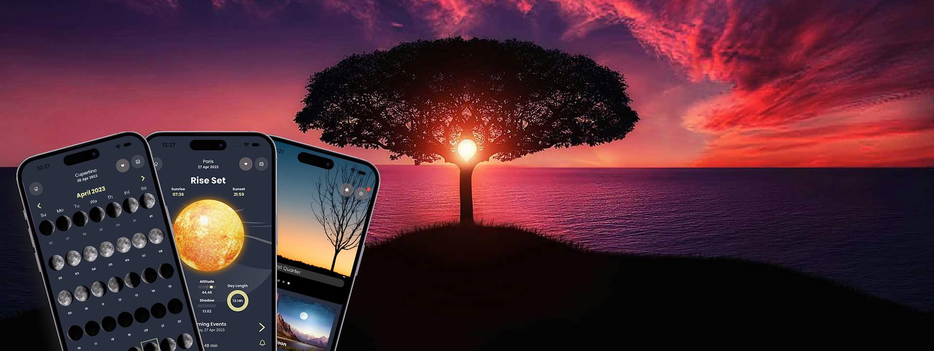 Sun Moon Tracking Sun Moon Expert - Mobile App for Sun and Moon Tracking – MIOPS